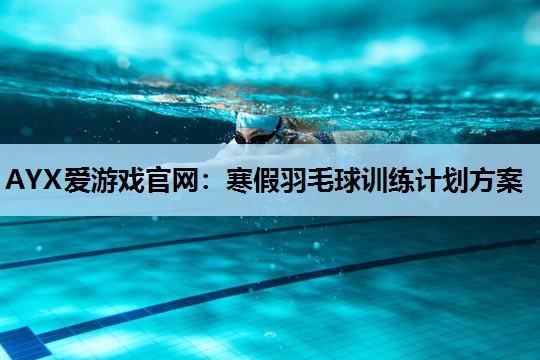 寒假羽毛球训练计划方案 寒假羽毛球训练计划方案